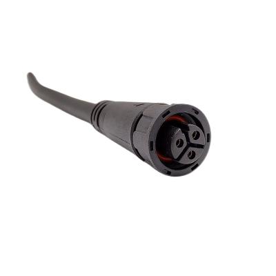 China Small size PA66 with big power 2 Pin Wire Cable Connector 2 Pin Waterproof Cable Connector for sale