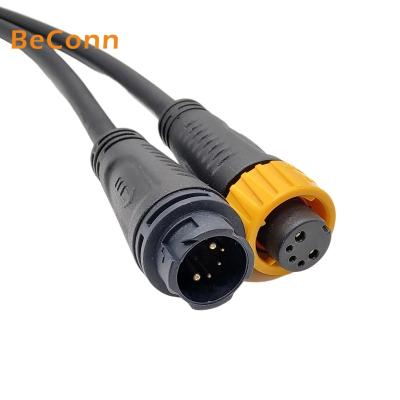 China M16 2+3pin 10+5A XLR female power push lock IP67 connector M16 waterproof self-locking electrical socket for sale