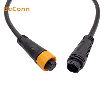 China M16 9pin Power Socket 5A XLR Push Lock IP67 Waterproof Connector Male Female Connector For Data Transmission M16 8pin 9pin Self Locking Connector for sale