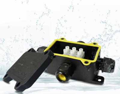 China PA66 2/3/4 Ways IP66 Mini Small Electrical Junction Box Plastic Outdoor Waterproof Junction Box For Led for sale