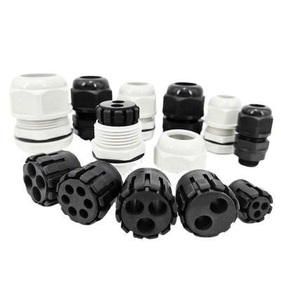 China Multi-hole nylon nylon entry plastic cable gland for electrical wire protection for sale