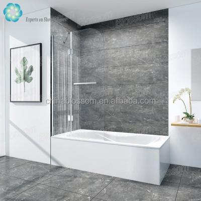 China Hinges Frameless Frameless Shower Over Tub Bath Door For Bathtubs for sale