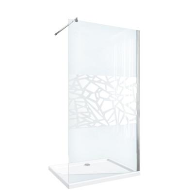 China Semi Frameless Frameless European Bathroom Tempered Glass Shower Door for sale