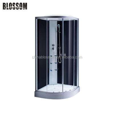 China With View Corner Toilet Bath Shower Room Tempered Glass Shower Enclosure 90x90 for sale