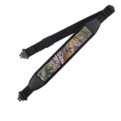 China Durable Adjustable 2 Point Sling Pivot Chasing Camouflage Padded Shoulder Strap for sale