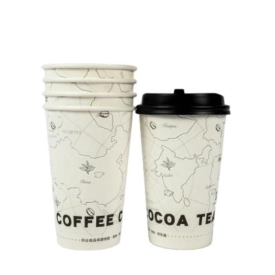 China Disposable Eco Friendly Disposable Coffee Paper Cups Logo Printed Customized Style Packing Foam Custom Cup for sale