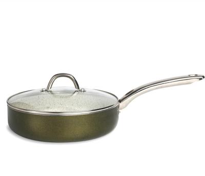 China Viable Aluminum Marble Coating Frying Pan for sale