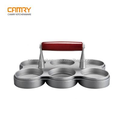 China Aluminum Alloy Aluminum Non-Stick Burger Press for sale