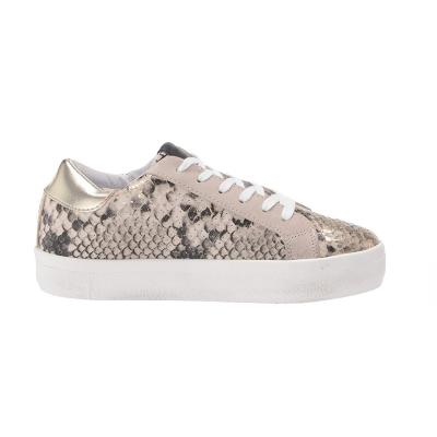 China Cushioning Low Moq Drop Ship Fashion 2014 Snake Print Women Fashion Sneakers for sale