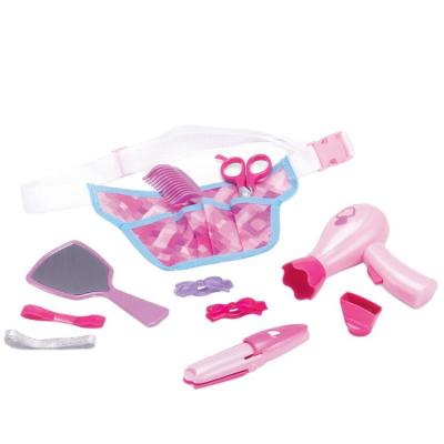 China ABS Handbag Hair Salon Tool Girl Pretend Play Toy Girls Toy Beauty Set for sale