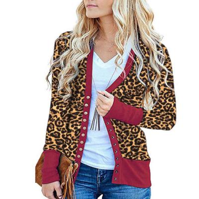 China Anti-Wrinkle Women Long Sleeve Stripe Anorak Single Breasted Single Breasted Knit Cardigan Jacket Coat for sale