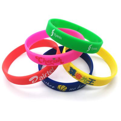 China Double Sided Custom Wristbands Personalized Rubber Wristband - Silicone Wristbands Motivation for sale