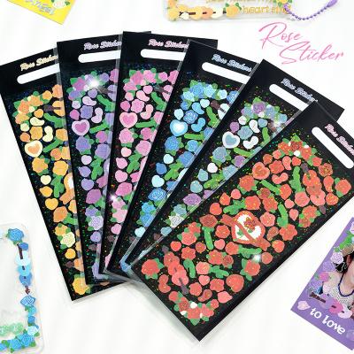 China Waterproof+Eco-friendly kawaii planner sticker custom printed holographic transparent sheets for sale