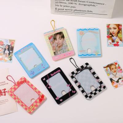 China Europe new custom design acrylic PC photoCard holder kpop photocard holder stars photo to collect card holders for sale