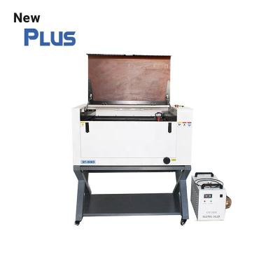 China Laser Engraving High Precision CO2 Reci 150 Watt Laser Cutting Machine With Industrial Chiller for sale