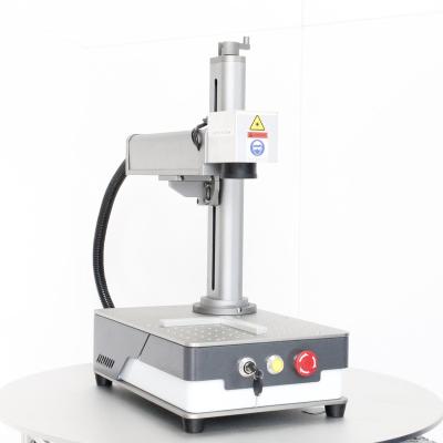 China Deep Sunlite Fiber Laser Metal Marking Marking Machine With Ratary 20w 30w 50w Fiber Laser Marking Machine for sale