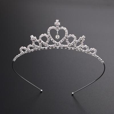 China Sensitive Crown Tiara Accessories Korea Bling Diamond Girls Crown Princess Wedding Fashion factory direct sales for sale