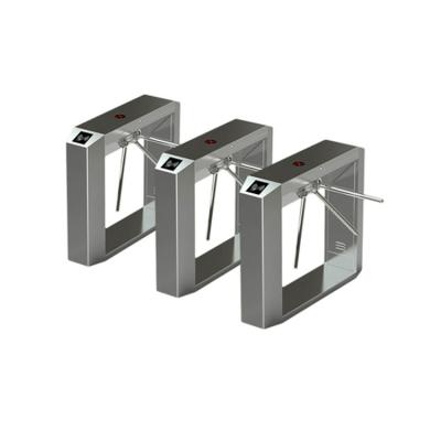 China 304#stainless steel case security tripod turnstile gate RFID card reader Turnstile Gate Attendance turnstile with counter for sale