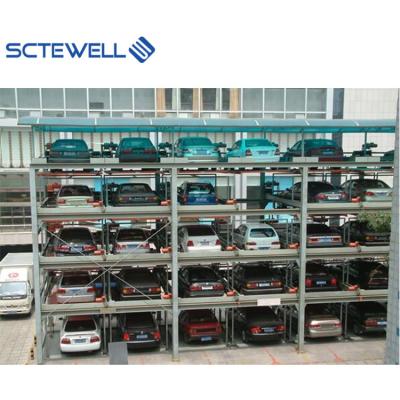 China Limit Switch / Turn Parking Anti-fall Locks Automated Smart Vertical Parking System Machine Vertical Parking Lift Car System Factory Price for sale