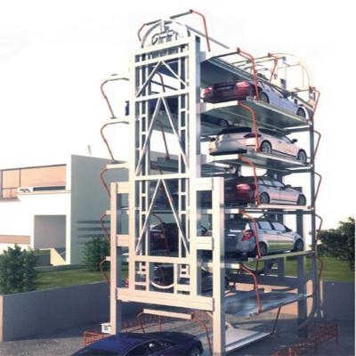 China Vehicles Equipments Equipment Rotary Type Parking System For Sale 8-14 Cars for sale