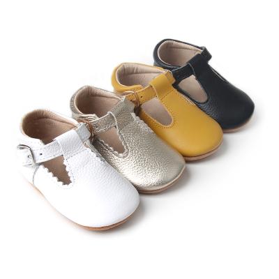 China Wholesale Handmade Flat Breathable Leather Fancy Insoles Soft Baby Shoes for sale