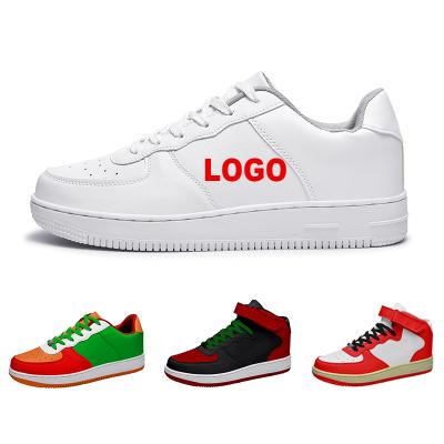 China CUSHIONING 2021 custom logo fashion sports flat sneakers white and black color zapatillas mens basketball shoes for sale