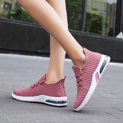 China Anti-Smell Running Shoes For Women Lady Lace Up Comfortable Flat Jogging Shoes Woman Sports Shoes Sneakers for sale