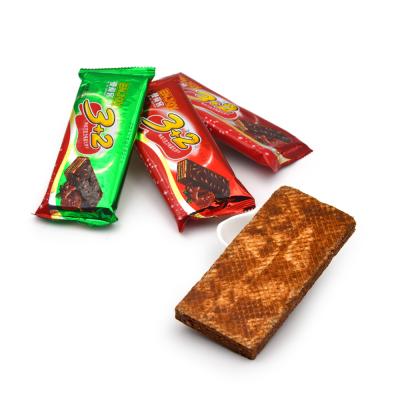 China Low Fat Custom Halal Chocolate Crispy Wafer Cookies Wafers for sale