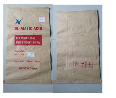 China DL-Apfelsäure-Pulver des Nahrungsmittelgrad-hygroskopisches Säureregulator-25kg/Bag zu verkaufen