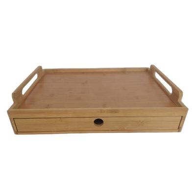 China Manufacturers Custom Wholesale Special Bamboo Tray, Various Styles, With Drawer Tray for sale