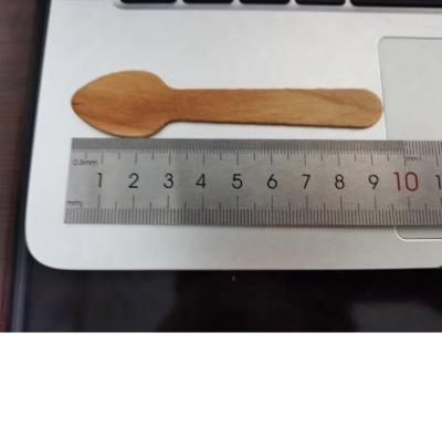 China Environmental friendly 100% biodegradable disposable mini wooden spoon for sale