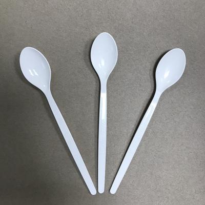 China Disposable 100% Biodegradable Environment Friendly CPLA Soda Spoon for sale