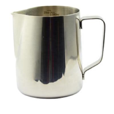 China 201 Stainless Steel Coffee Jug Sustainable Milk Pitcher Cups For Milk 20OZ for sale