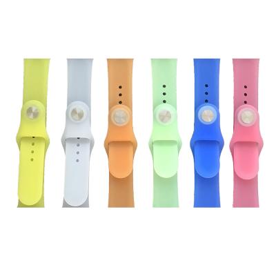 China Transparent silicone rubber band for apple watch clear strap iwatch4/3/2/1 wholesale factory price for sale