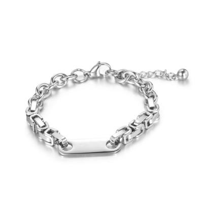 China FASHIONABLE European and American personality hip-hop prickly women's bracelet niche design men's bracelet jewelry for sale