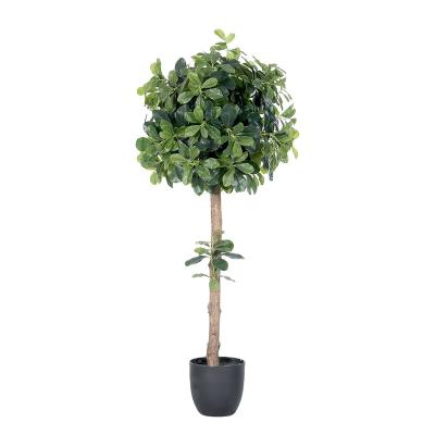 China Eco-friendly Materials Customized Plastic Spiral Potted S-shaped Pyramid Ball Simulation Tree Artificial Green Grass Plant for sale