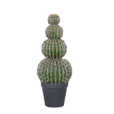 China Eco-friendly Materials Wholesale Artificial Indoo Trees Cacti Cactus rPlant Big Cactus Plant for sale