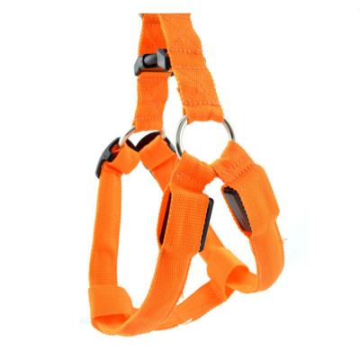 China Reflective New Product Led Pet Rope Strong Pet Nylon Rope With Adjustable Pet Belt for sale