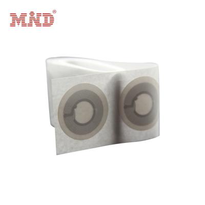 China Types 13.56mhz rfid inlay tag high quality wet dry/wet nfc inlay rfid various waterproof/waterproof rfid for sale