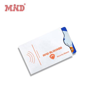 China Waterproof / Waterproof Business Rfid Card Blocking Sleeve For Protect Credit Cards for sale