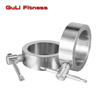 China Quick Release Guli Fitness Stainless Steel Barbell Collars 2 Inch Barbell Sling Collar For Pro Weightlifting Home Fitness Workout Gym Training for sale