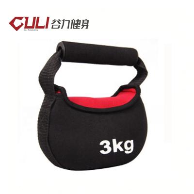 China Soft Tissue Cross Weightlifting Kettlebell Eco-friendly Exercise Muscle Bodybuilding Guli Fitness Sports Gym Kettlebell With Sand Filling Adjustable Kettlebell for sale