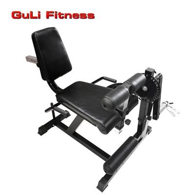 China Universal Multifunctional Leg Training Leg Curl Machine Seated Extension Machine Adjustable Angle and Weight Loaded Plate for sale