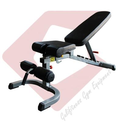 China Guli Fitness FID Function Bench Dumbbell Chair Gym Equipment OEM/ODM Multi Slope Safe Adjustable Slope Bench With Leg Extender for sale