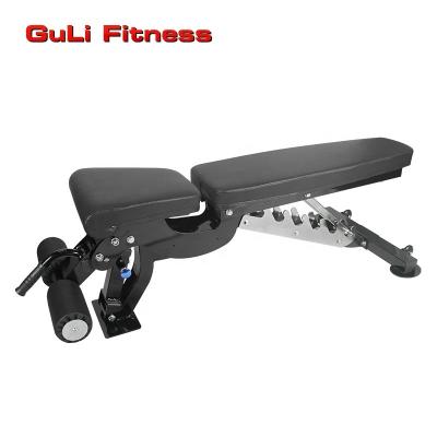 China Guli Universal Fitness FID Press Bench OEM Gym Equipment Incline Drop Exercise Dumbbell Bench With Wheels Core Training Sit Up Board for sale