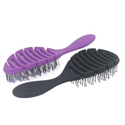 China Hot Selling Comfortable Hollow Out Massage Top Row Art Customizable Comb for sale