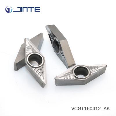 China Precision Carbide Machining Inserts Aluminum Inserts Turning Tools VCGT160412-AK H01 for sale