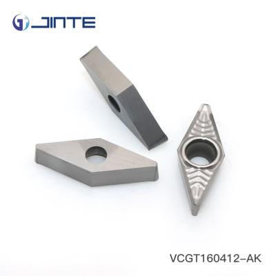 China VCGT 160412 Tungsten Carbide Inserts For Aluminum Tube ISO 9001 Standard for sale