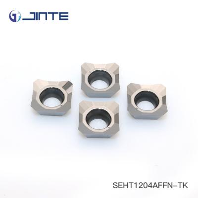 중국 0.2mm 절단기를 맷돌로 가는 코너 반경 탄화물 삽입은, Uncoated 탄화물 SEHT 1204년을 삽입합니다 판매용