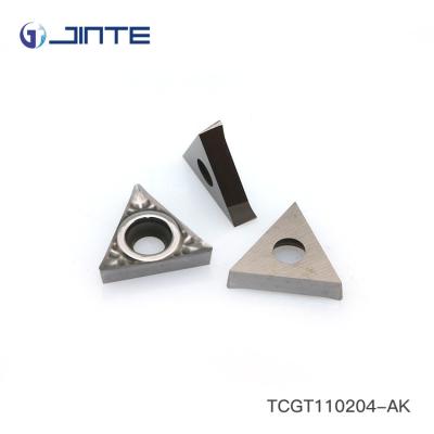 China Trigon Carbide Inserts For Aluminum Highly Versatile Chipbreaker TCGT 110204 for sale